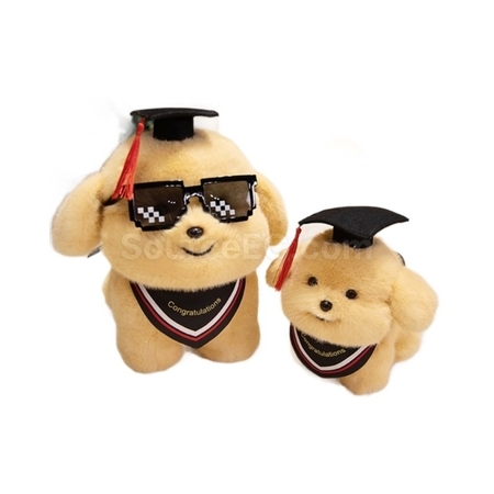 Customization Graduation puppy plush toy Promotional Products
