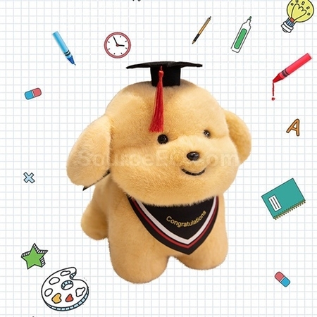 Customization Graduation puppy plush toy Promotional Products