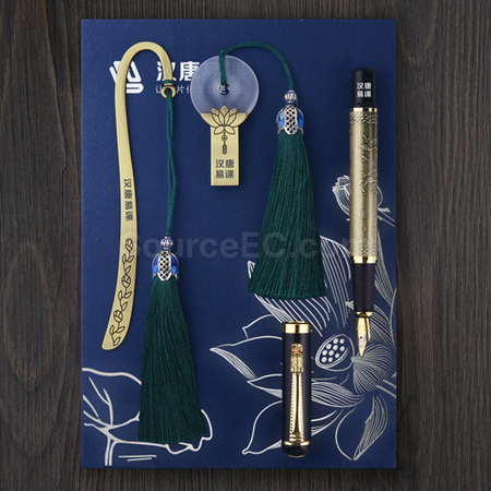 Customization Elegant Ancient Style USB Flash Drive Business Gift Set Promotional Products