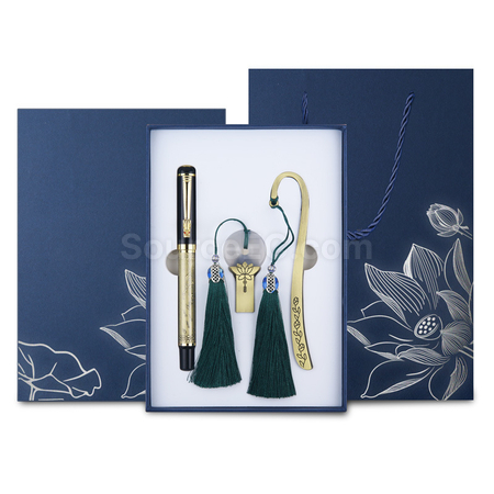 Customization Elegant Ancient Style USB Flash Drive Business Gift Set Promotional Products