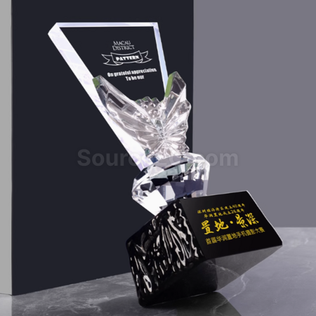 Customization Creative Color-Changing Crystal Trophy Promotional Products