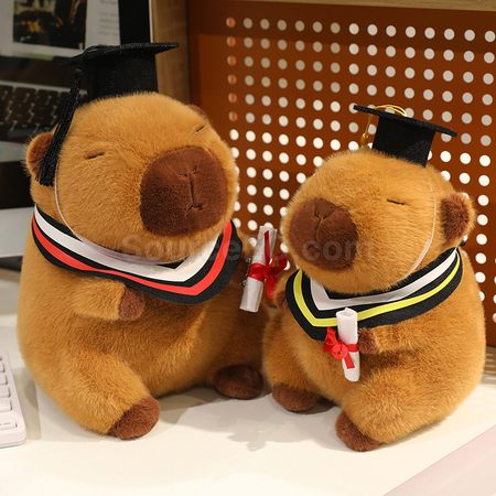 Customization Graduation Capybara Toy Promotional Products
