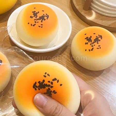 Customization Fluid Egg Yolk Puff Stress Ball Promotional Products