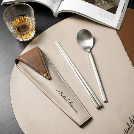 Customization Light Luxury Portable Tableware Set Promotional Products