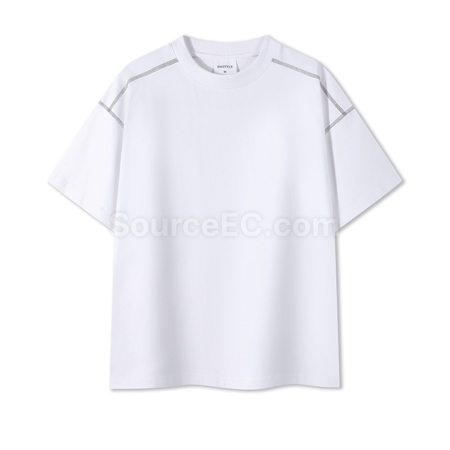 Customization Contrasting Color Summer T-shirt Promotional Products