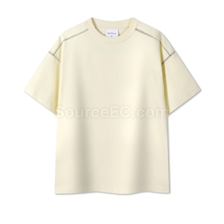 Customization Contrasting Color Summer T-shirt Promotional Products