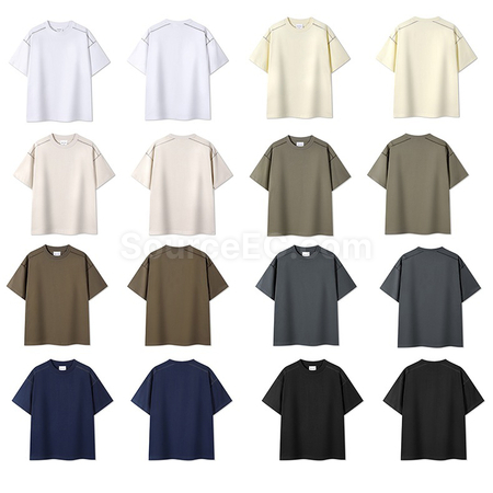 Customization Contrasting Color Summer T-shirt Promotional Products