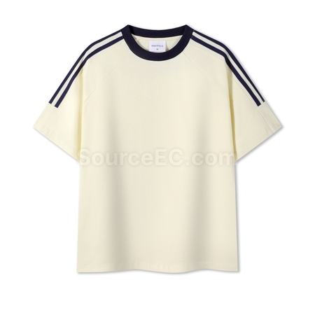 Customization Contrasting Color Summer T-shirt Promotional Products