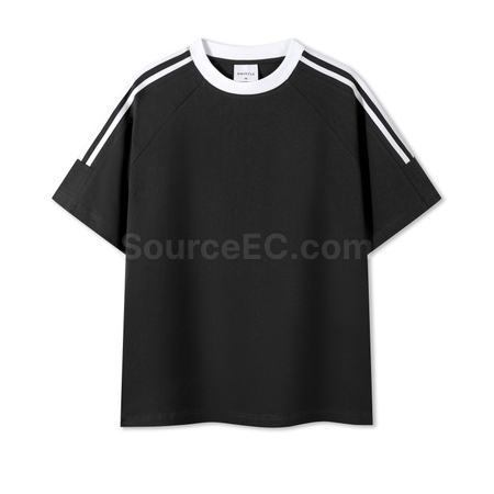 Customization Contrasting Color Summer T-shirt Promotional Products