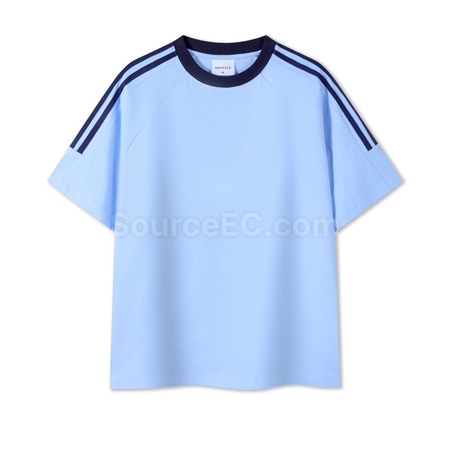 Customization Contrasting Color Summer T-shirt Promotional Products