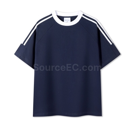 Customization Contrasting Color Summer T-shirt Promotional Products
