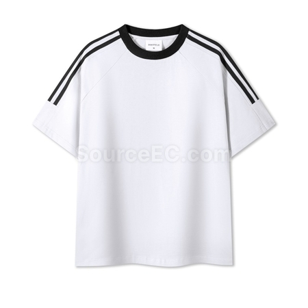 Customization Contrasting Color Summer T-shirt Promotional Products