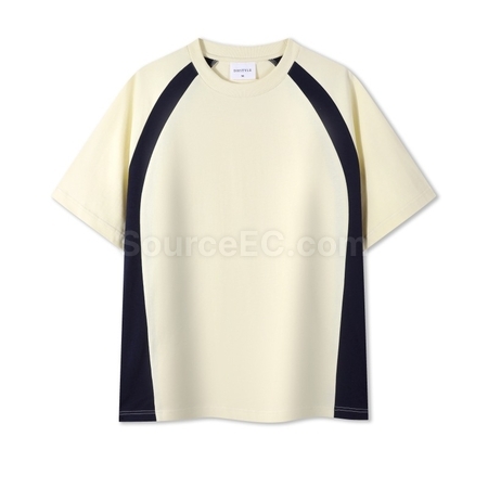 Customization Contrasting Color Summer T-shirt Promotional Products