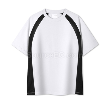 Customization Contrasting Color Summer T-shirt Promotional Products