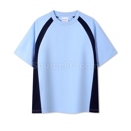 Customization Contrasting Color Summer T-shirt Promotional Products