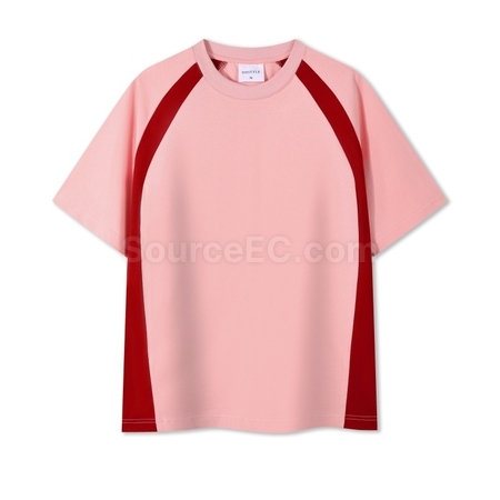 Customization Contrasting Color Summer T-shirt Promotional Products