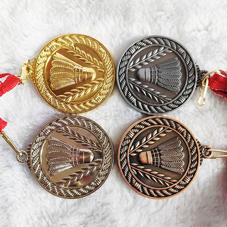 Customization Badminton Metal Medal Promotional Products