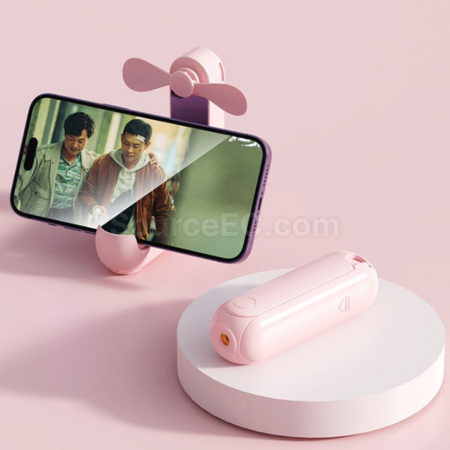 Customization Five-in-one power bank with mirror, flashlight, stand, and mini fan Promotional Products