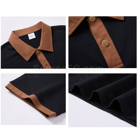Customization Contrasting Color Summer POLO Shirt Promotional Products