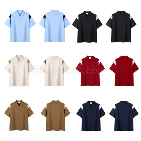 Customization Raglan Color - Blocked Pique Mesh Polo Shirt Promotional Products