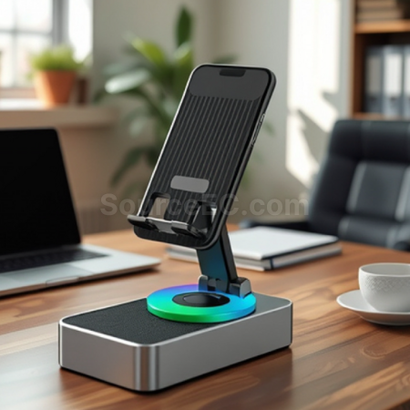 Customization 360-Degree Rotating Speaker Power Bank Stand Promotional Products