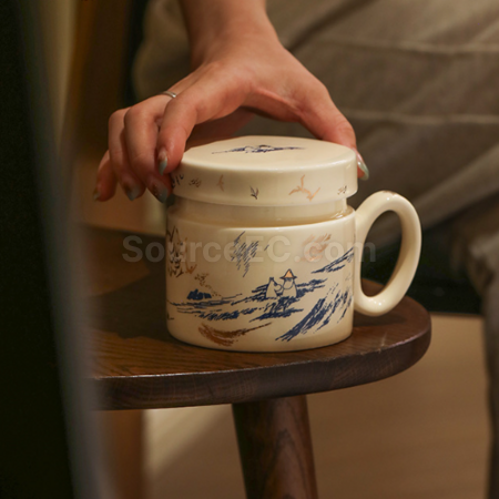 Customization Moomin Mug With Strainer Promotional Products