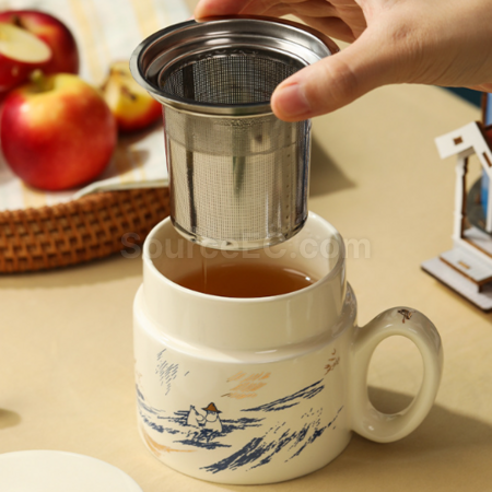 Customization Moomin Mug With Strainer Promotional Products