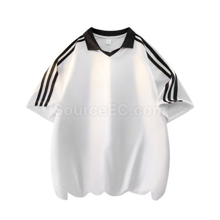 Customization  Three Stripes Polo Shirt Promotional Products