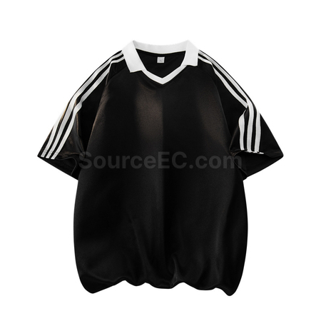 Customization  Three Stripes Polo Shirt Promotional Products