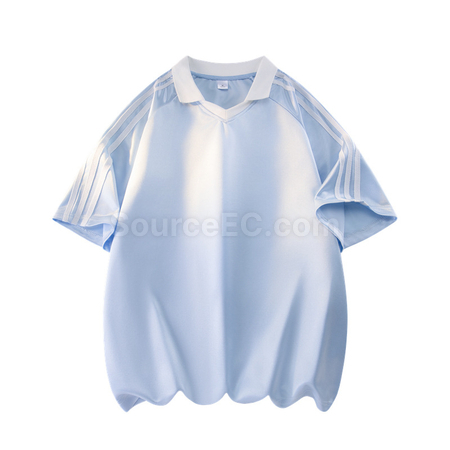Customization  Three Stripes Polo Shirt Promotional Products