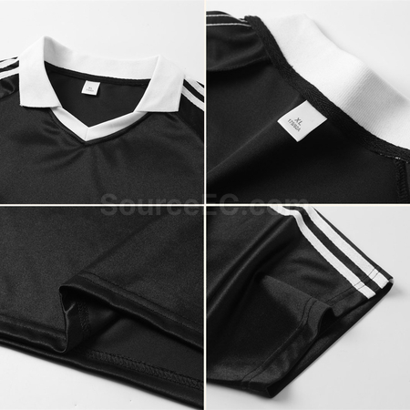 Customization  Three Stripes Polo Shirt Promotional Products