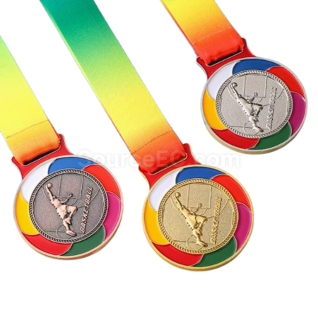 Customization Basketball Metal Medal Promotional Products