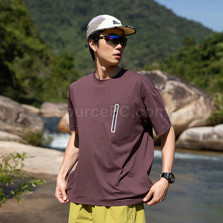 Customization Lightweight Breathable Sunscreen Quick - Drying Men's T - Shirt Promotional Products