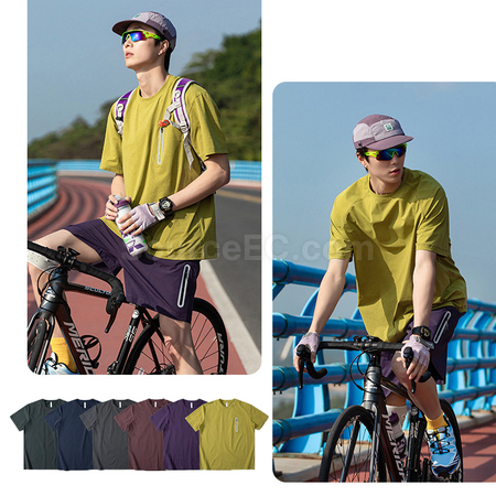 Customization Lightweight Breathable Sunscreen Quick - Drying Men's T - Shirt Promotional Products