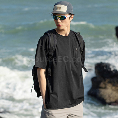 Customization Lightweight Breathable Sunscreen Quick - Drying Men's T - Shirt Promotional Products