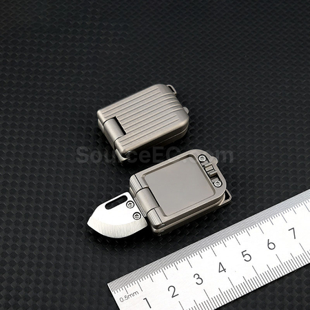 Customization Titanium alloy suitcase mini knife Promotional Products
