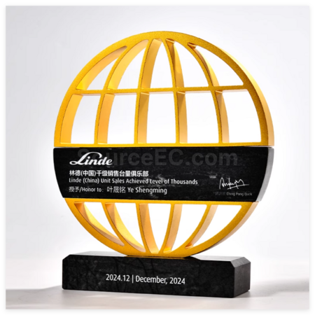 Customization Metal Marble Trophy Promotional Products