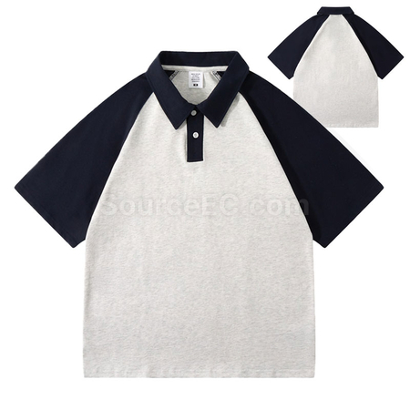 Customization Raglan Sleeve Polo Shirt Promotional Products