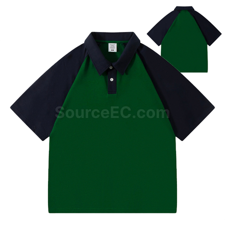 Customization Raglan Sleeve Polo Shirt Promotional Products