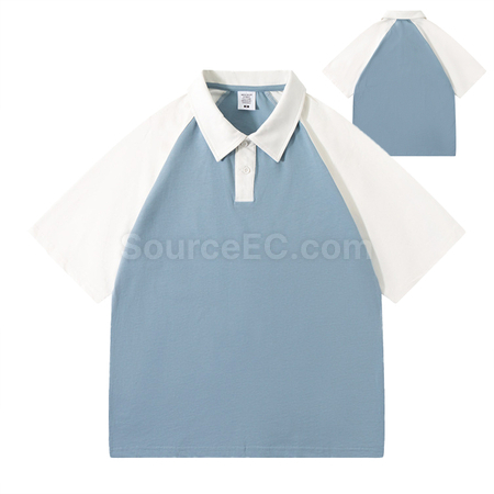 Customization Raglan Sleeve Polo Shirt Promotional Products