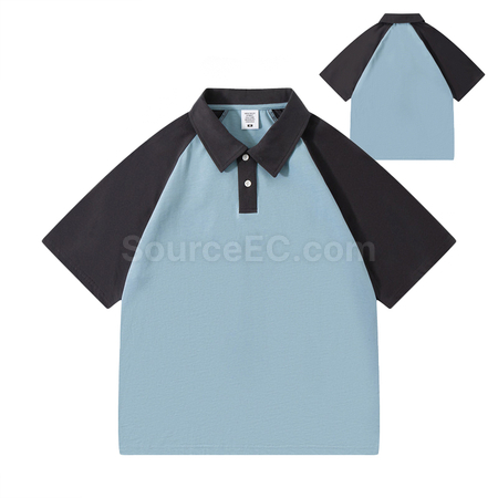 Customization Raglan Sleeve Polo Shirt Promotional Products