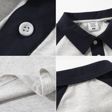 Customization Raglan Sleeve Polo Shirt Promotional Products