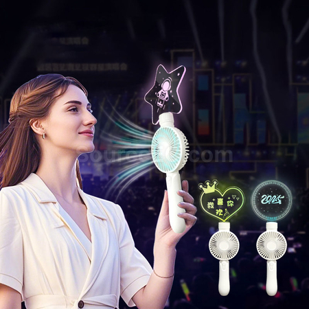 Customization Support Stick Hand Fan Promotional Products