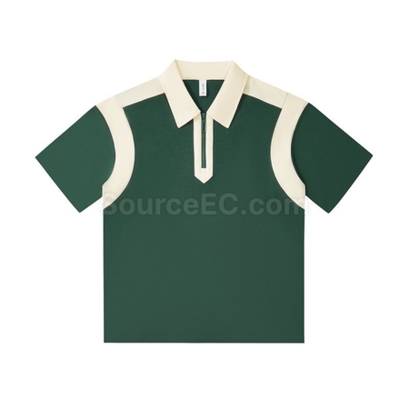 Customization Vintage Patchwork Polo Shirt Promotional Products