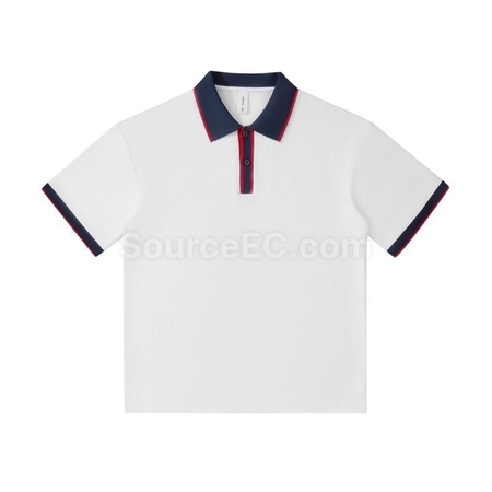 Customization Vintage Patchwork Polo Shirt Promotional Products