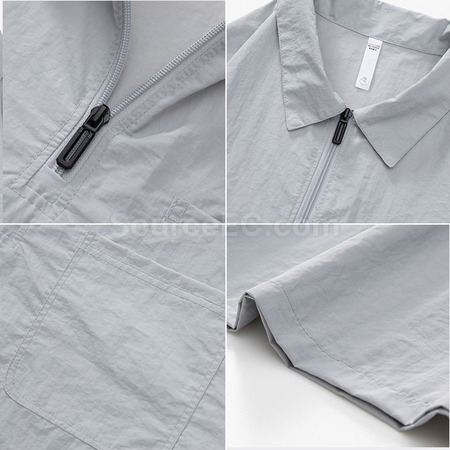 Customization Japanese-style Cooling Ice Silk Short-sleeved Polo Shirt Promotional Products