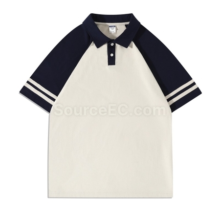 Customization Vintage Patchwork Polo Shirt Promotional Products