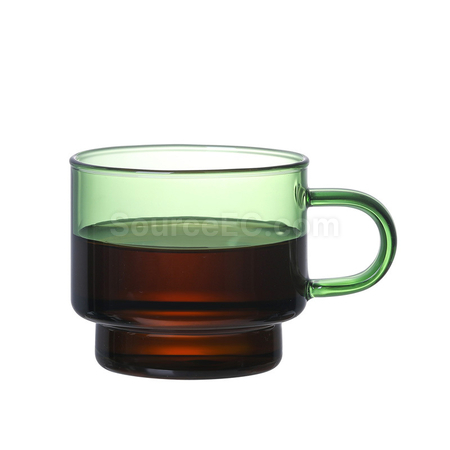 Customization Colored Glass Coffee Cup Promotional Products
