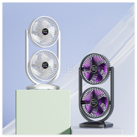Customization Double Head Desktop Fan Promotional Products