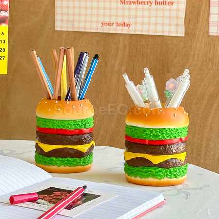 Customization Hamburger Pen Holder Promotional Products